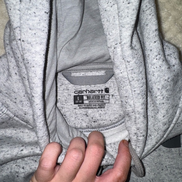 Carhartt Women's Gray Hoodie - Picture 5 of 5